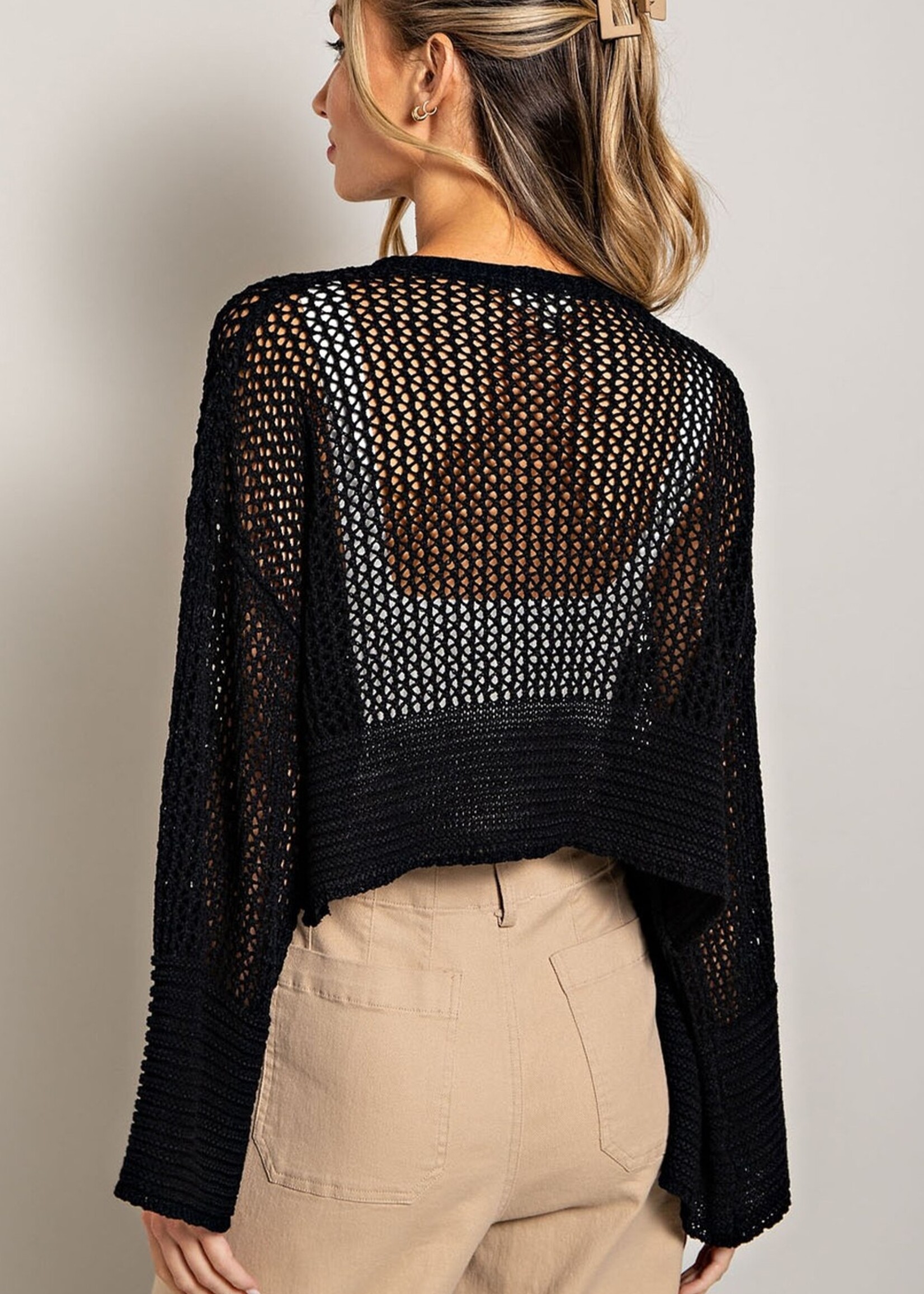 Hannah Knit Cardigan - Black