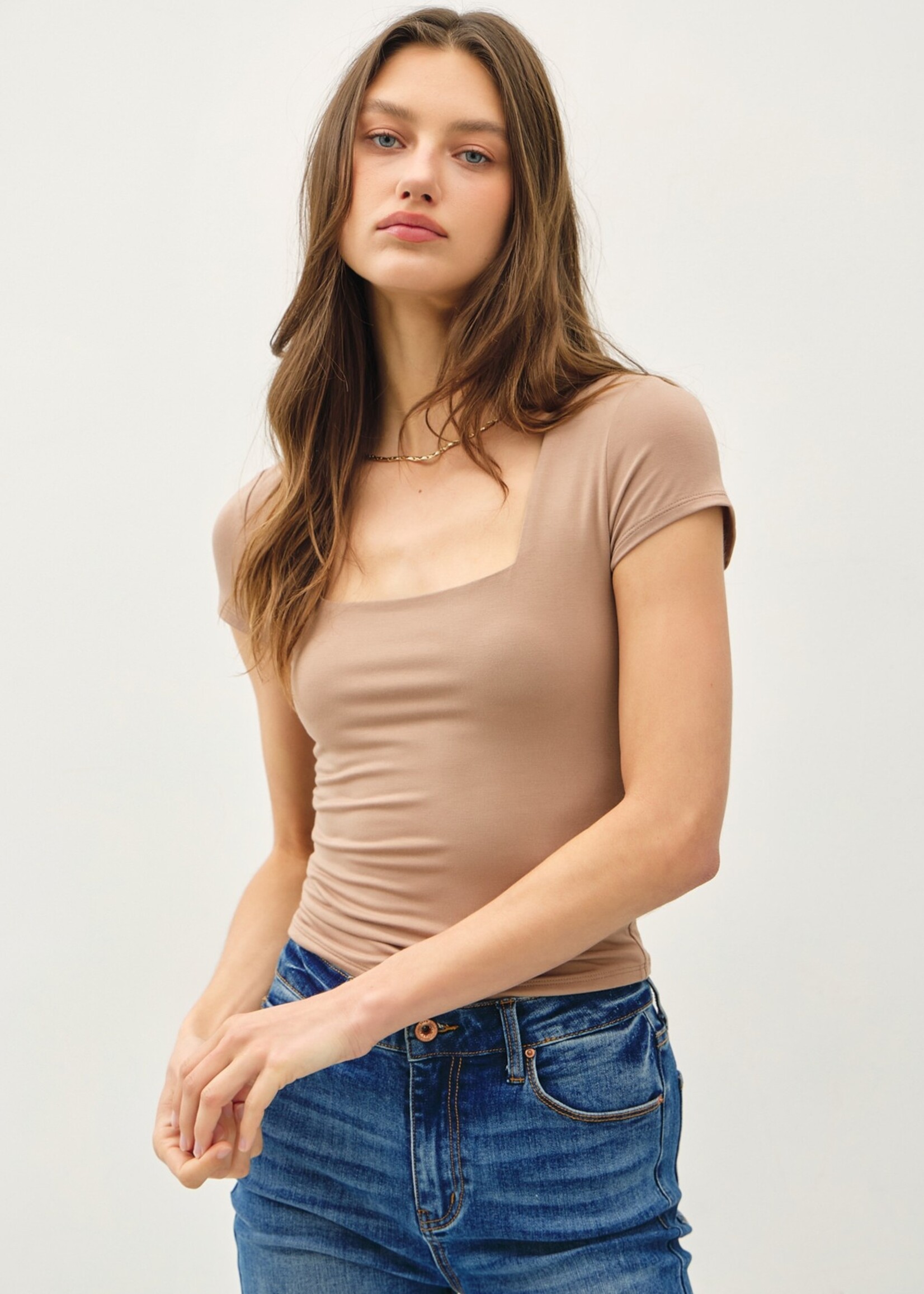 Luna Square Neck Top