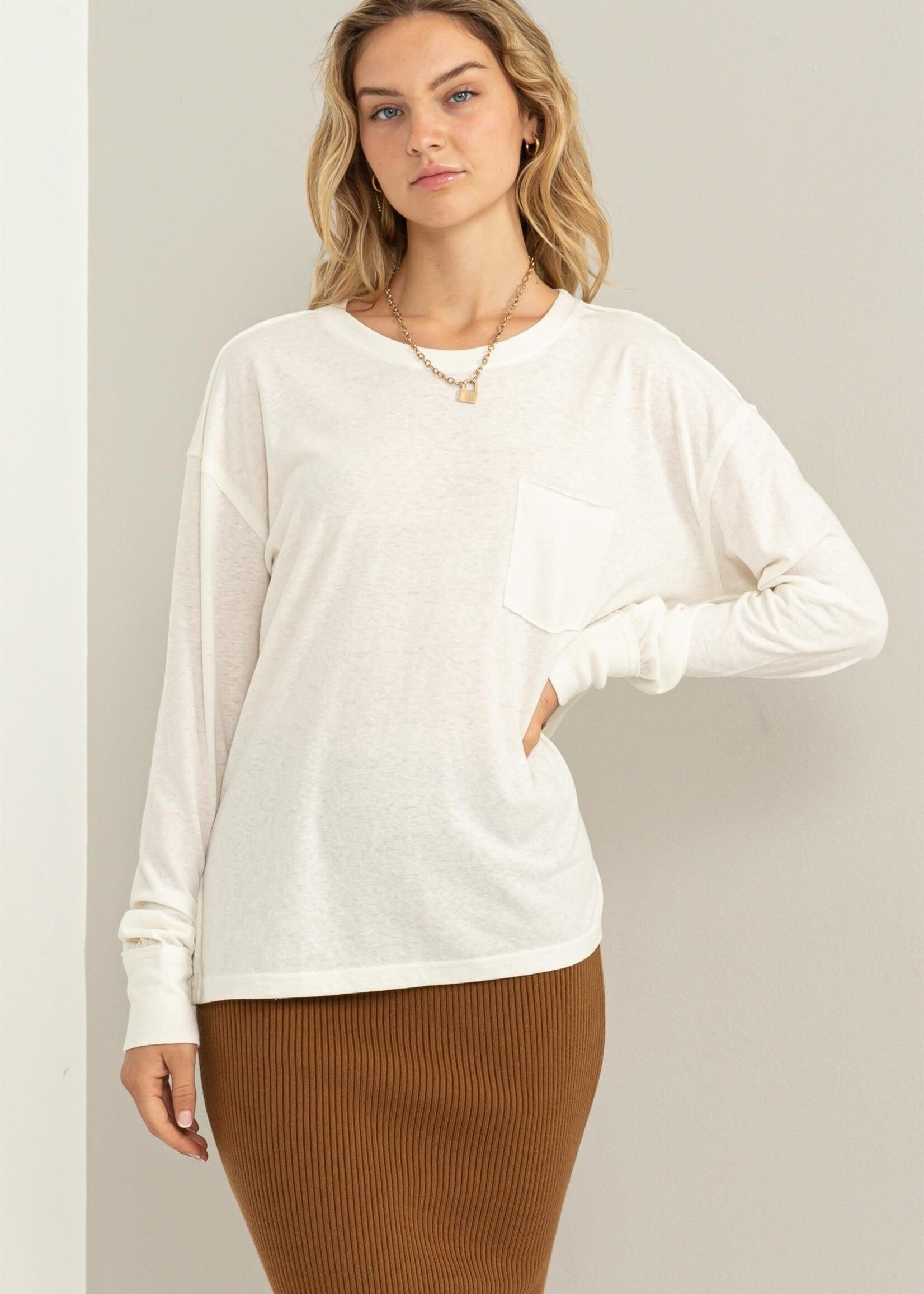 Annie Long Sleeve - Cream