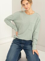 Annie Long Sleeve - Iceberg Green