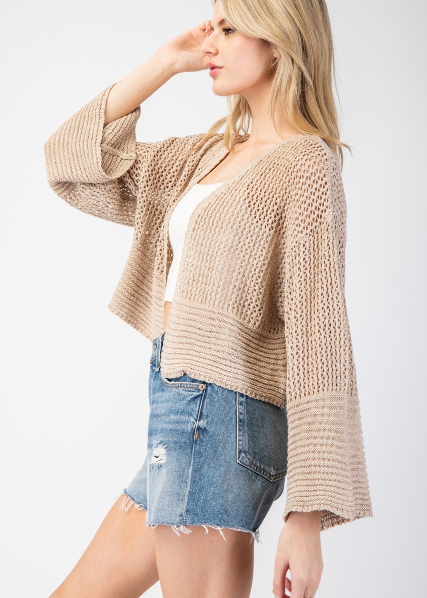 Hannah Knit Cardigan - Oatmeal