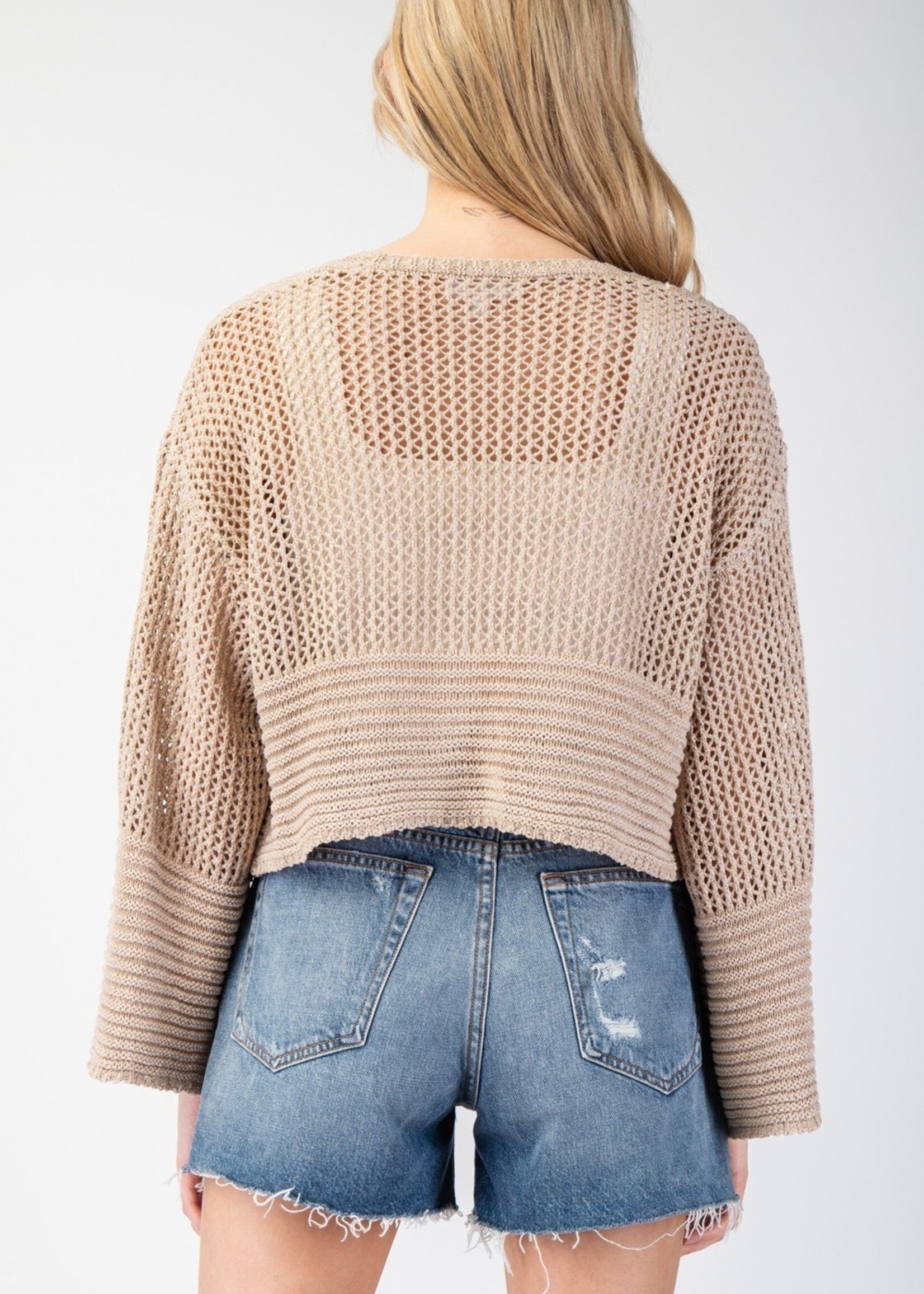 Hannah Knit Cardigan - Oatmeal