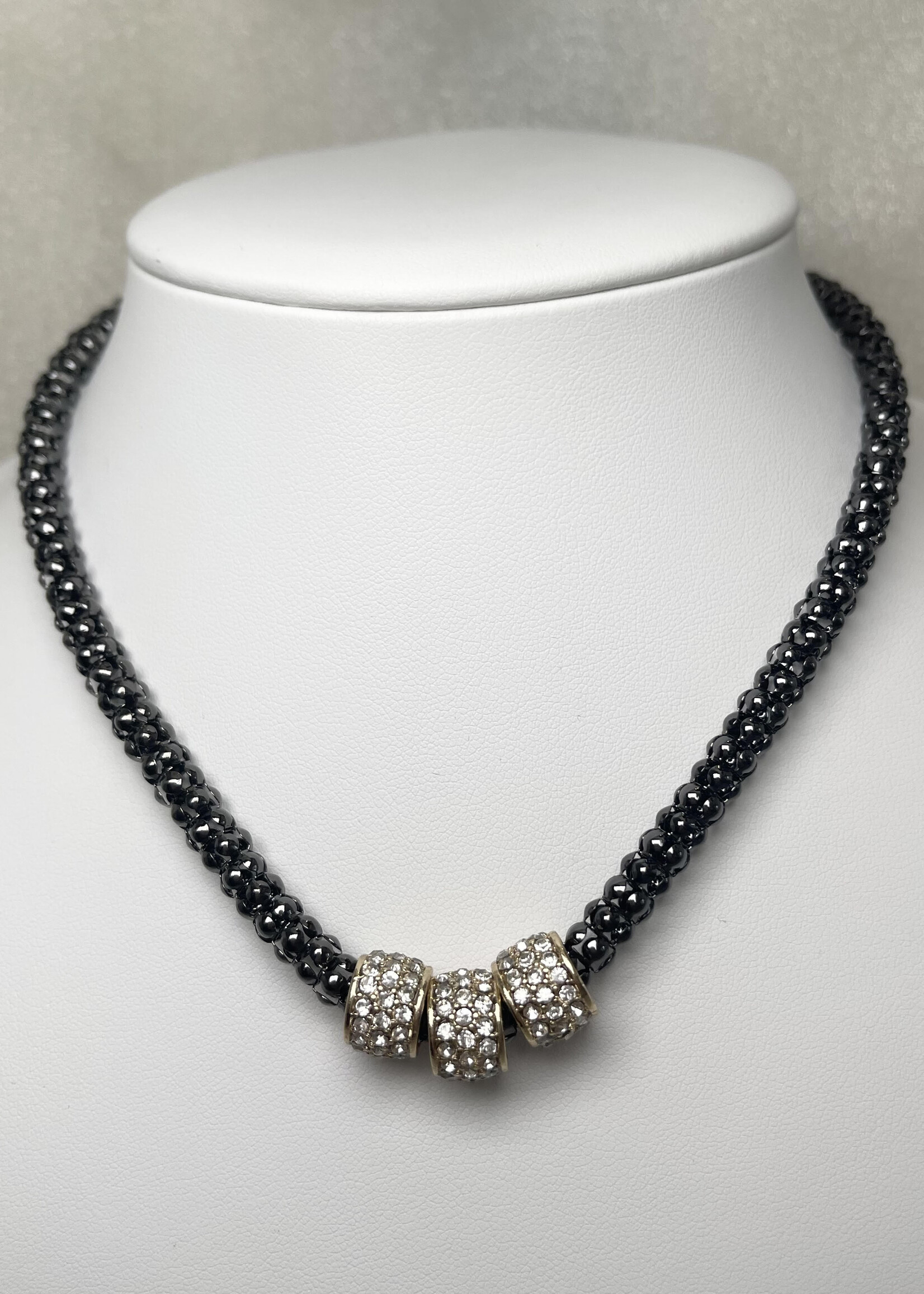 Black Slinky Necklace