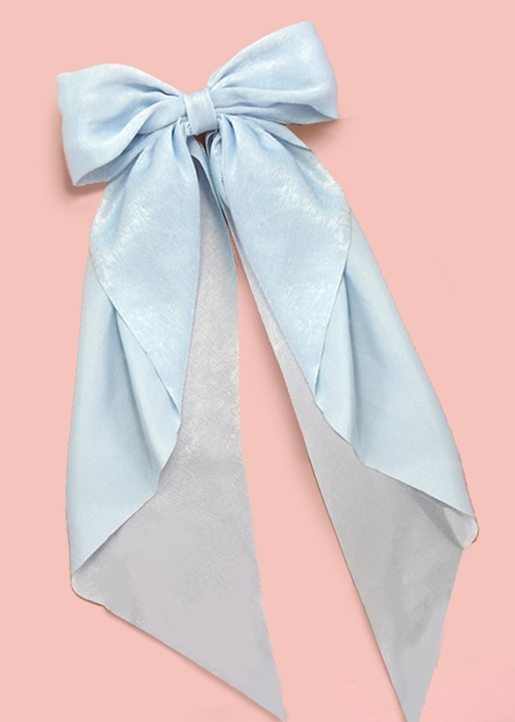 Satin Bow Hair Clips