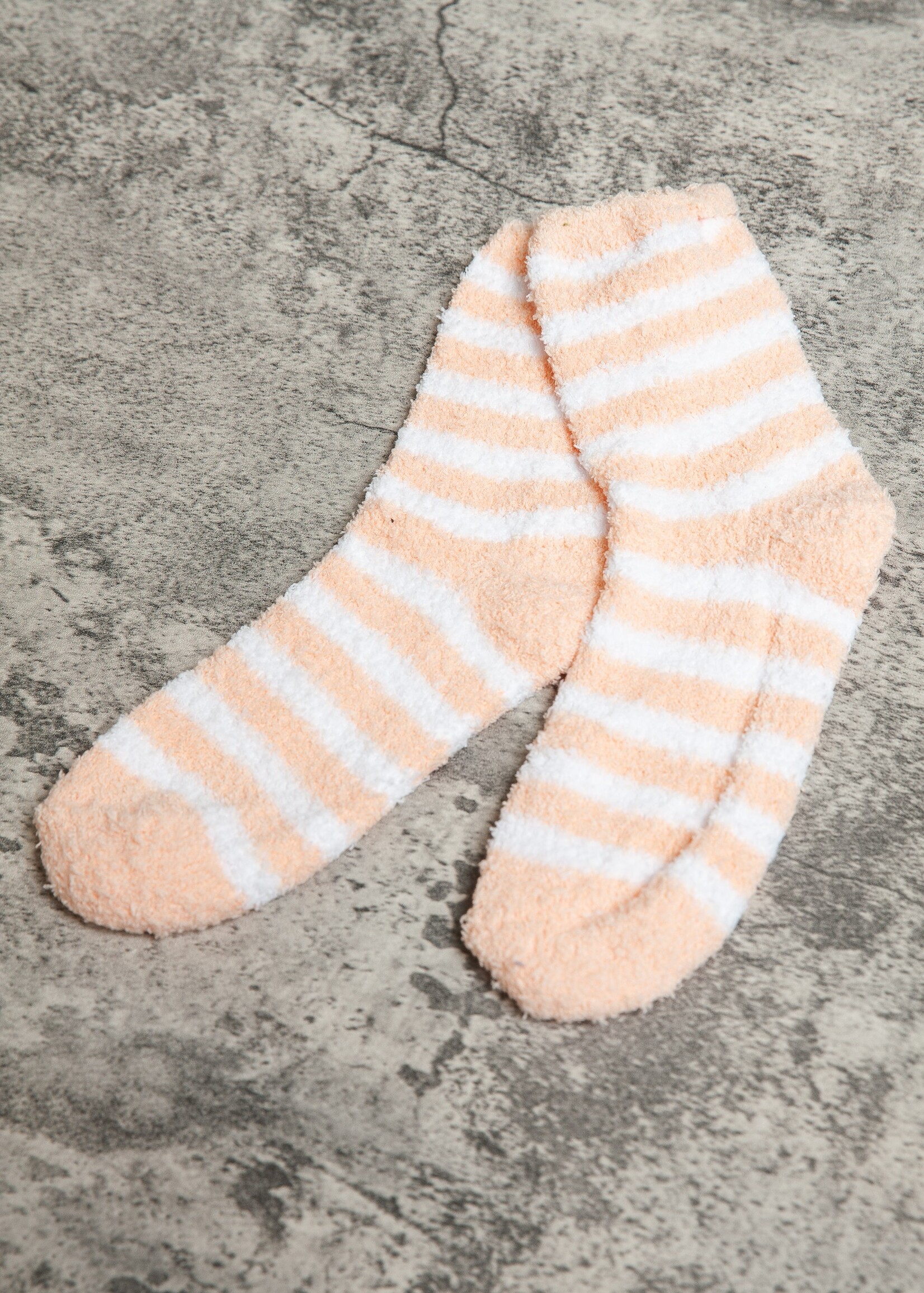 Fleece Stripe Fuzzy Socks