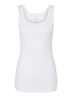 Micro Ribbed Tank - White