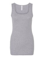 Micro Ribbed Tank - Grey