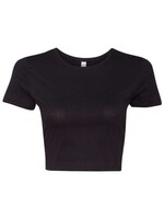 Black Cropped Tee