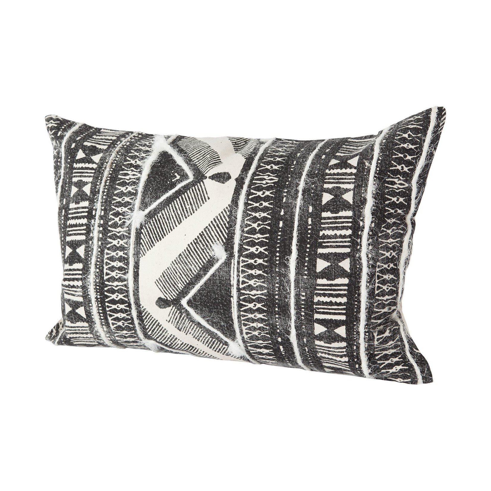 Mickler & Co. Beverly Black & White Lumbar Pillow