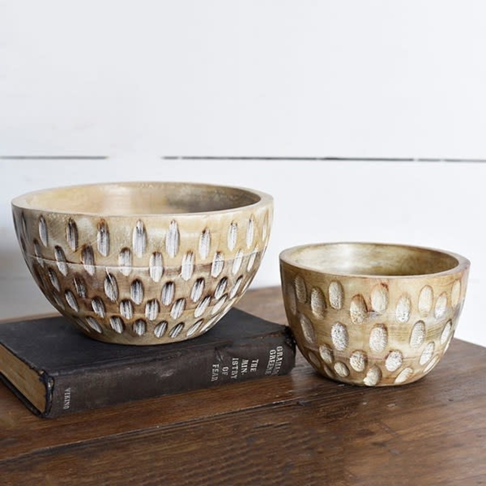 Carved Wooden Bowl