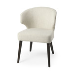 Mickler & Co. Niall Wingback Cream Dining Chair