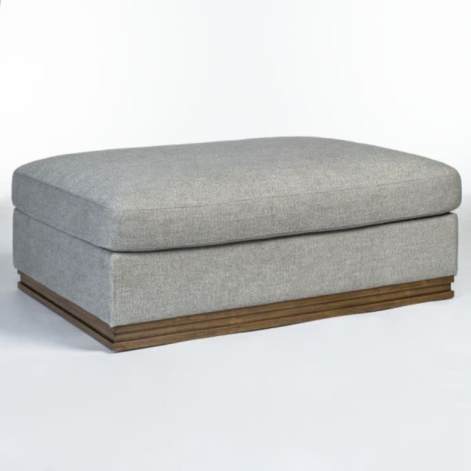 Mickler & Co. Pate Grey Ottoman