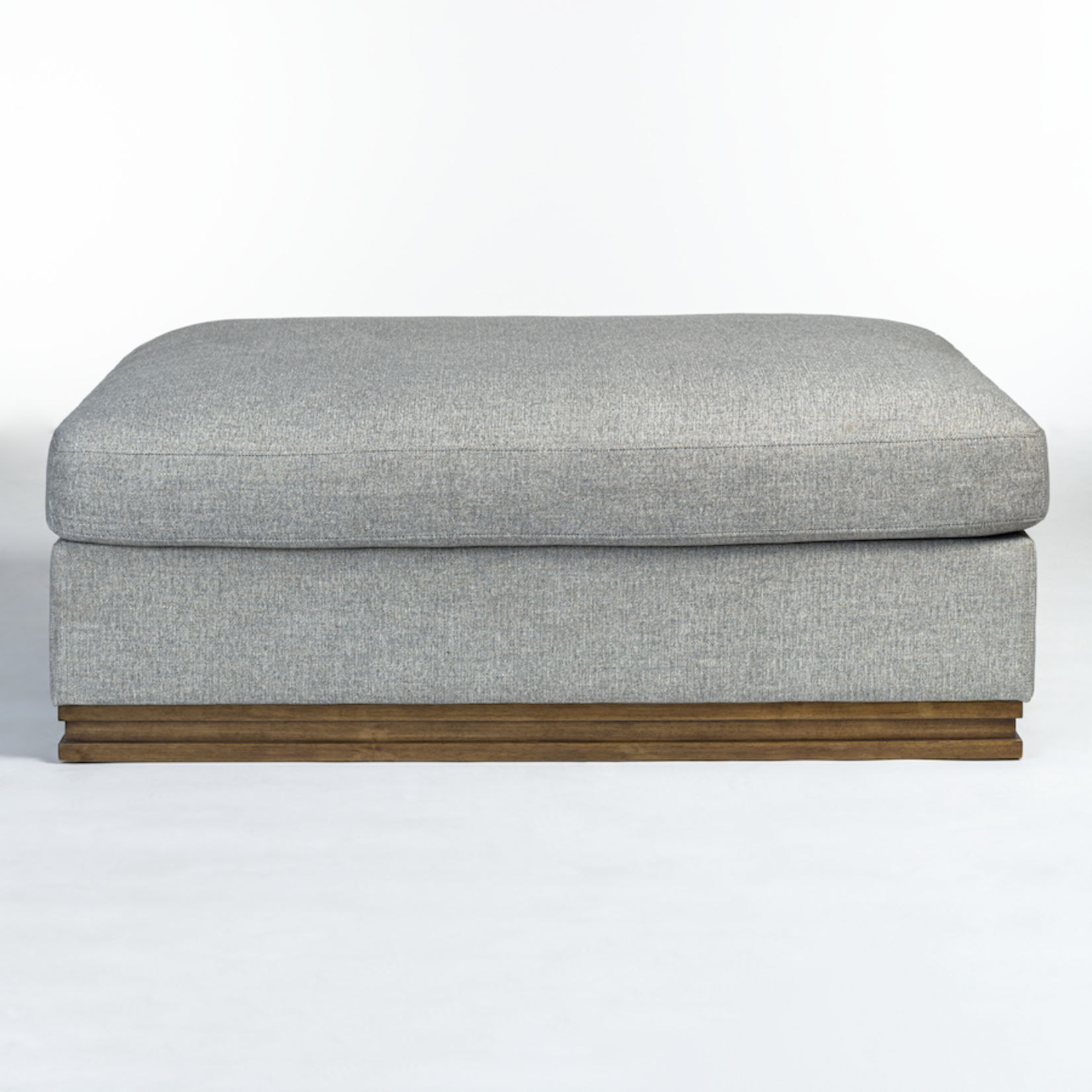 Mickler & Co. Pate Grey Ottoman