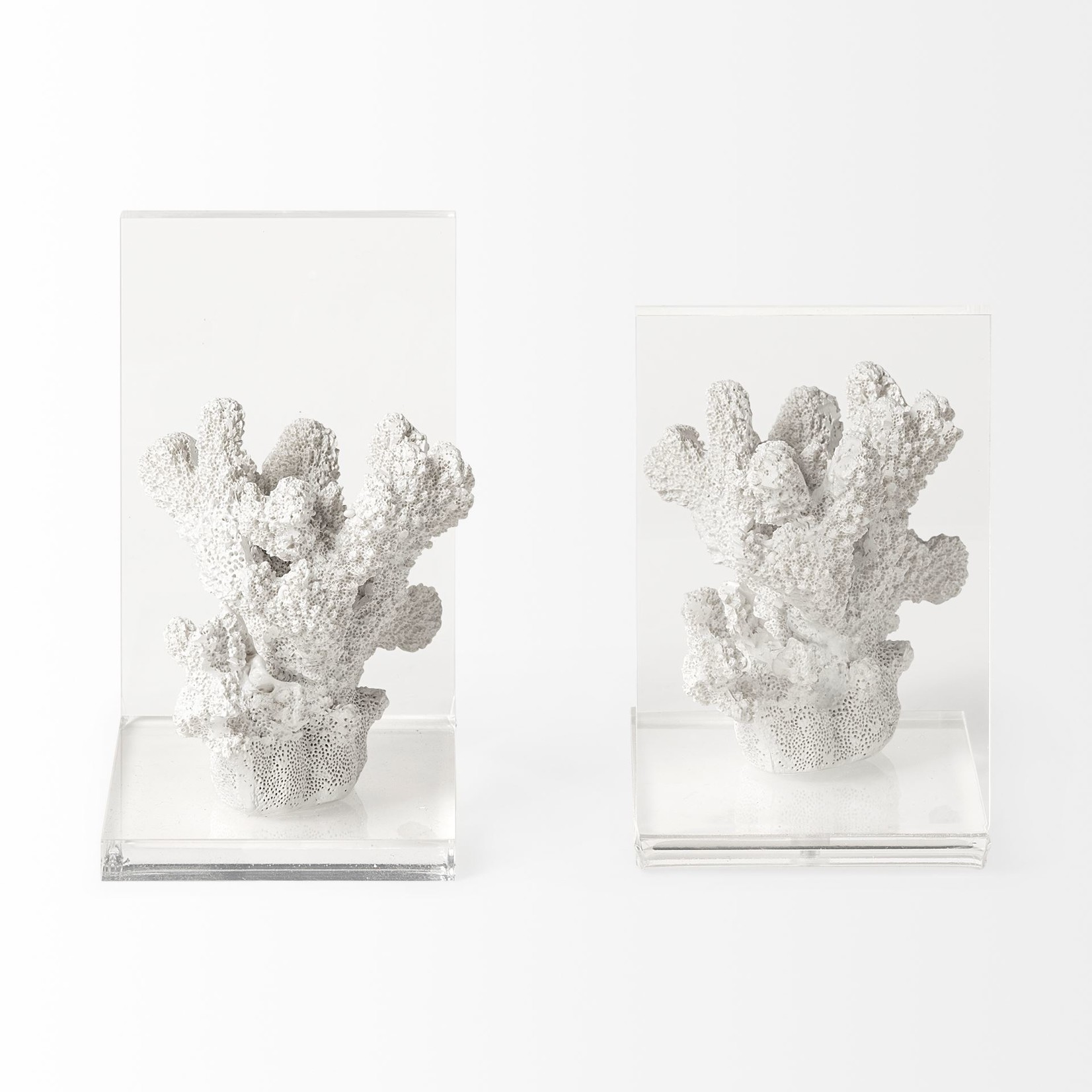 Mickler & Co. Delta Coral Book Ends