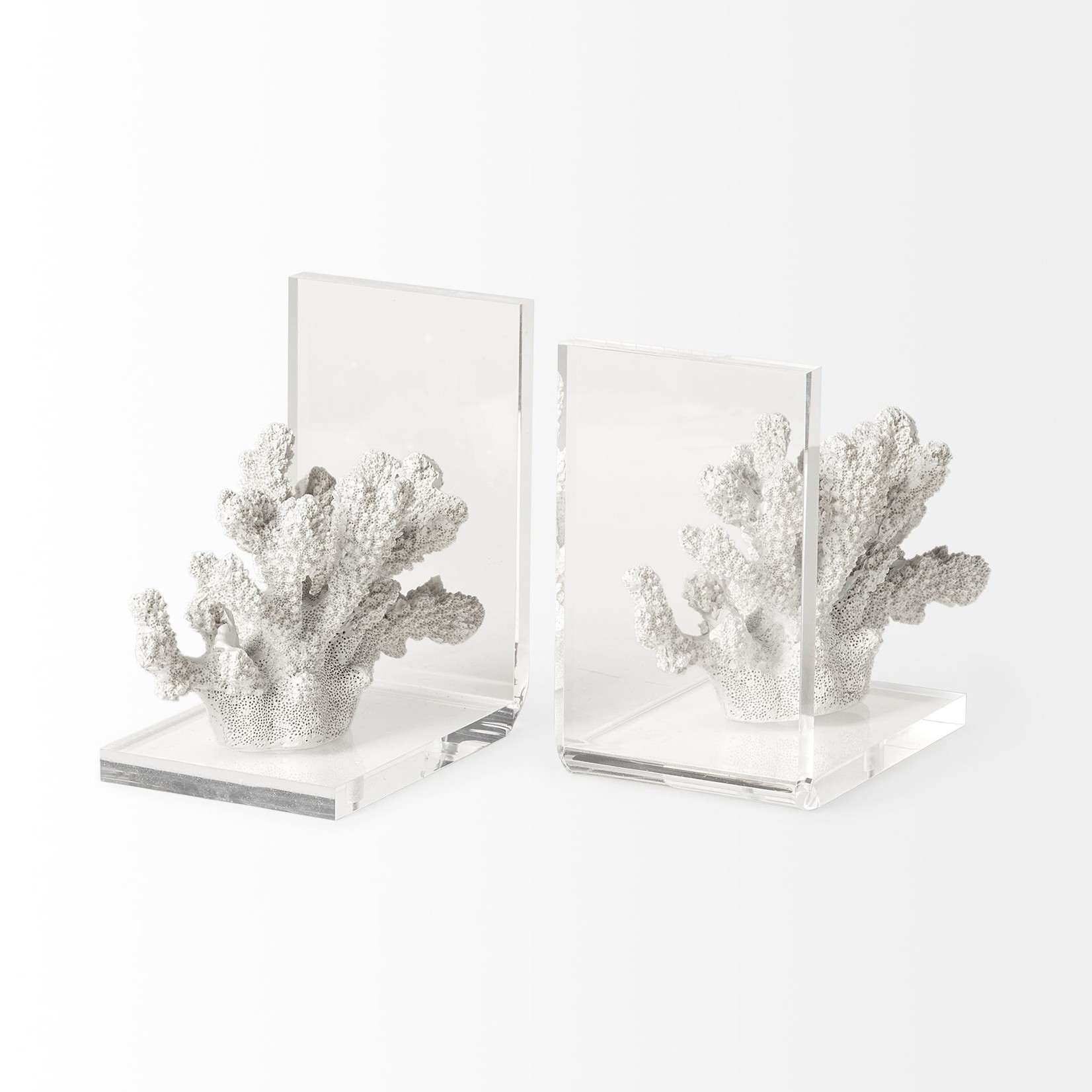 Mickler & Co. Delta Coral Book Ends