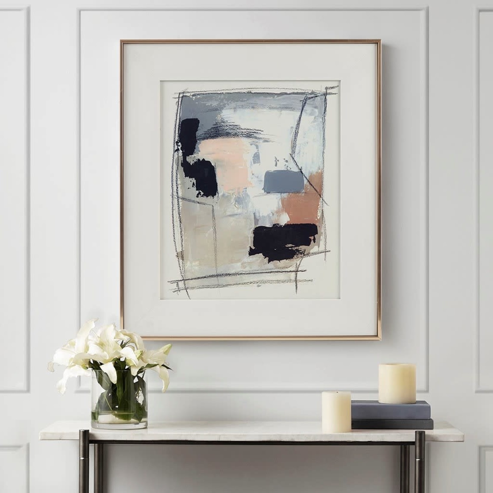 Mickler & Co. Leisure Abstract Matted Wall Art