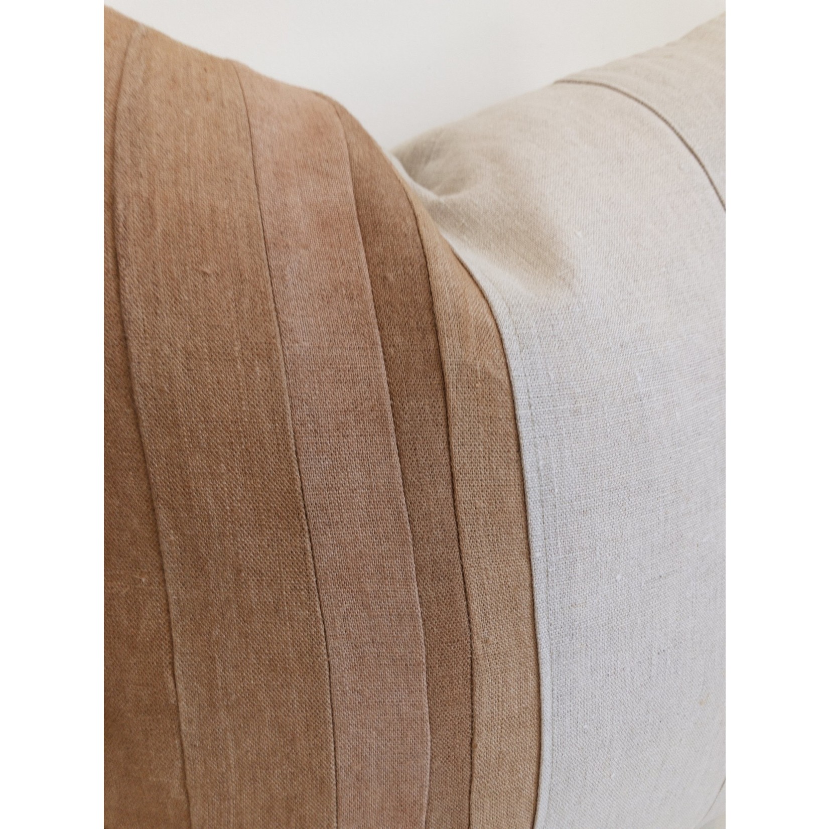 Mickler & Co. Sienna Tan Hemp Pillow