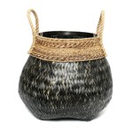 Bali Floor Basket Black