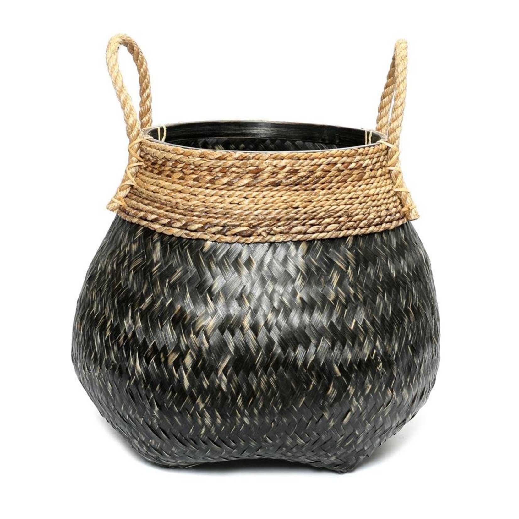 Bali Floor Basket Black