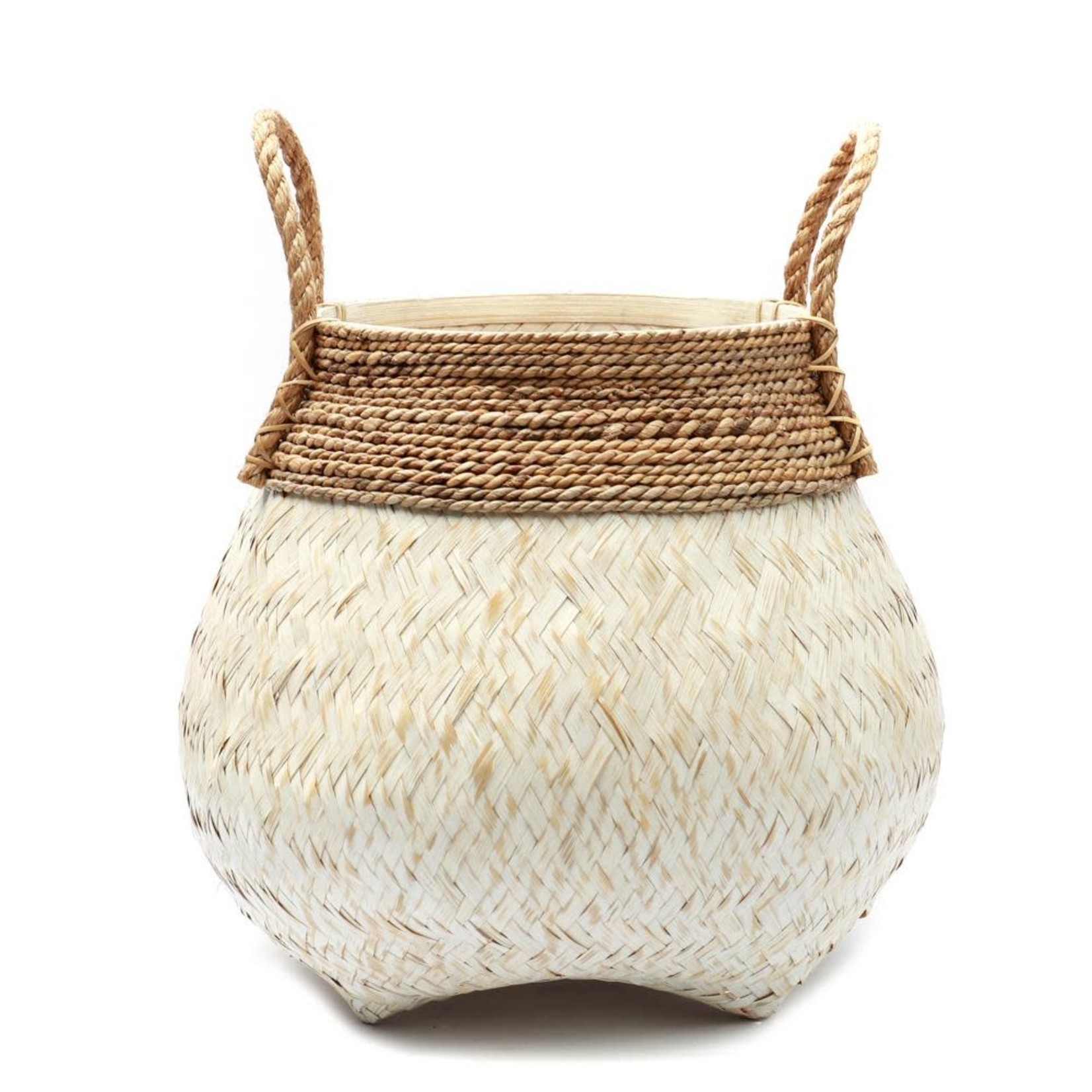 Bali Floor Basket White