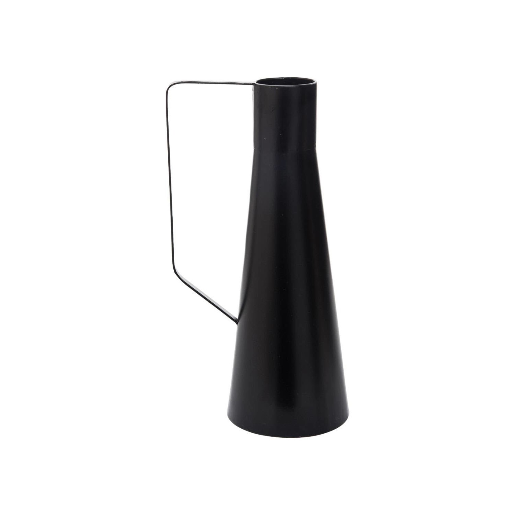 Mickler & Co. Tin Tall Black Vase