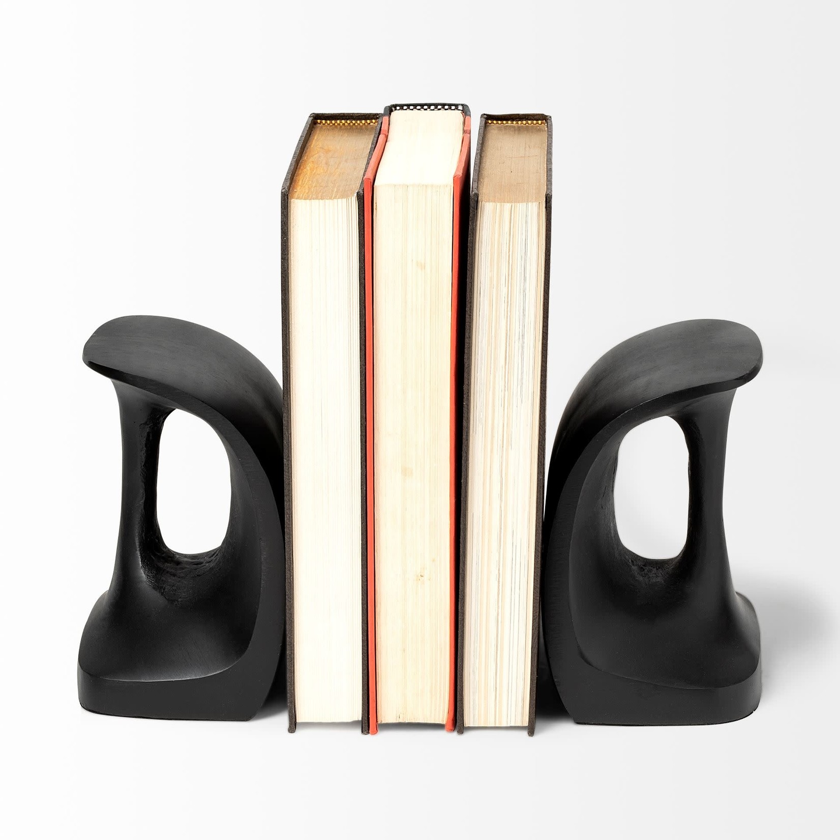 Mickler & Co. Cobblestone Black Book Ends