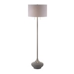 Mickler & Co. Grey Drop Floor Lamp