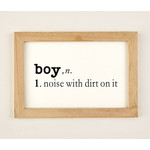 Two's Company Wall Art - "Boys Noise With Dirt On It"