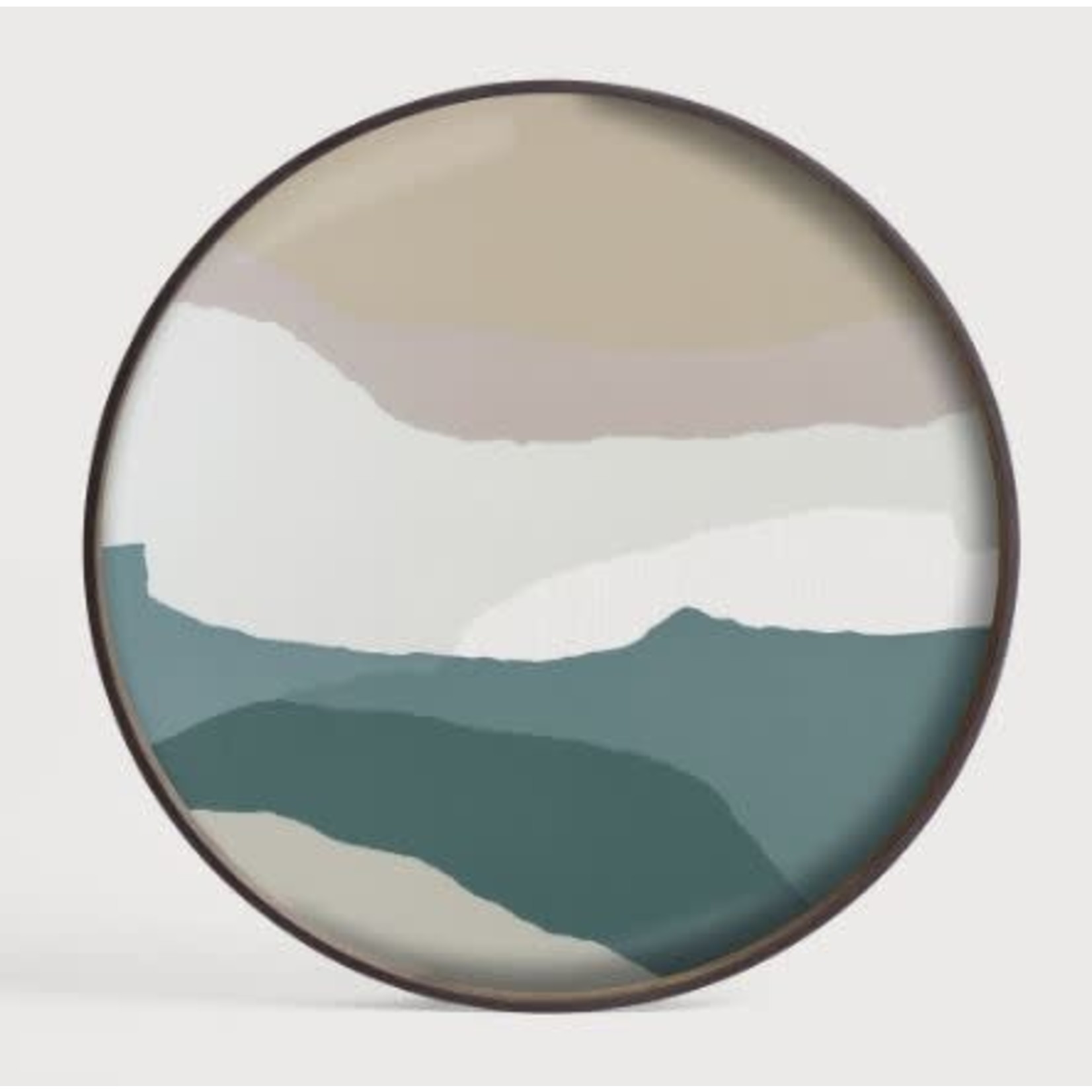 Mickler & Co. Abstract Mountain Landscape Tray - - Mix n' Match