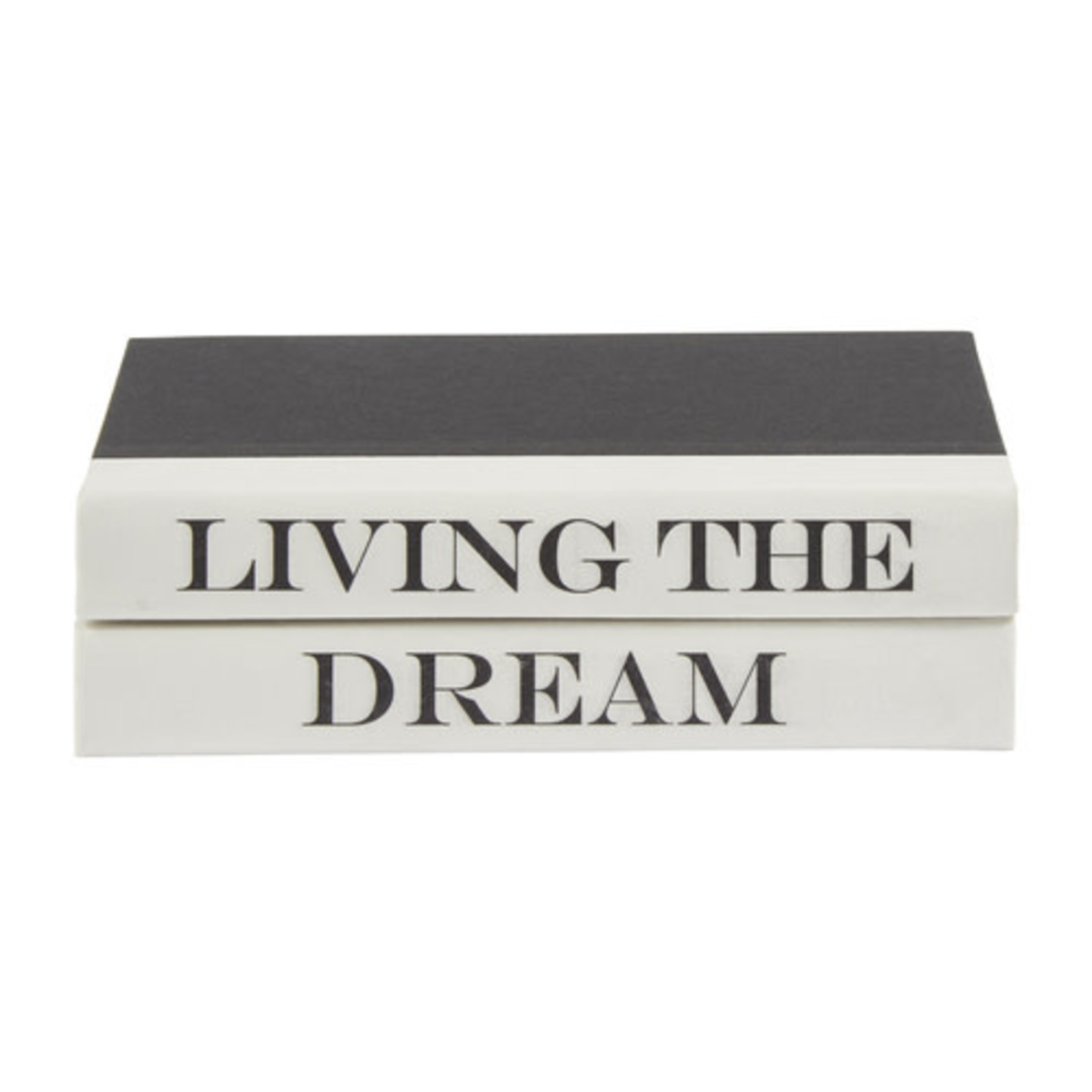 Mickler & Co. Decorative Books Set of 2-Living The Dream