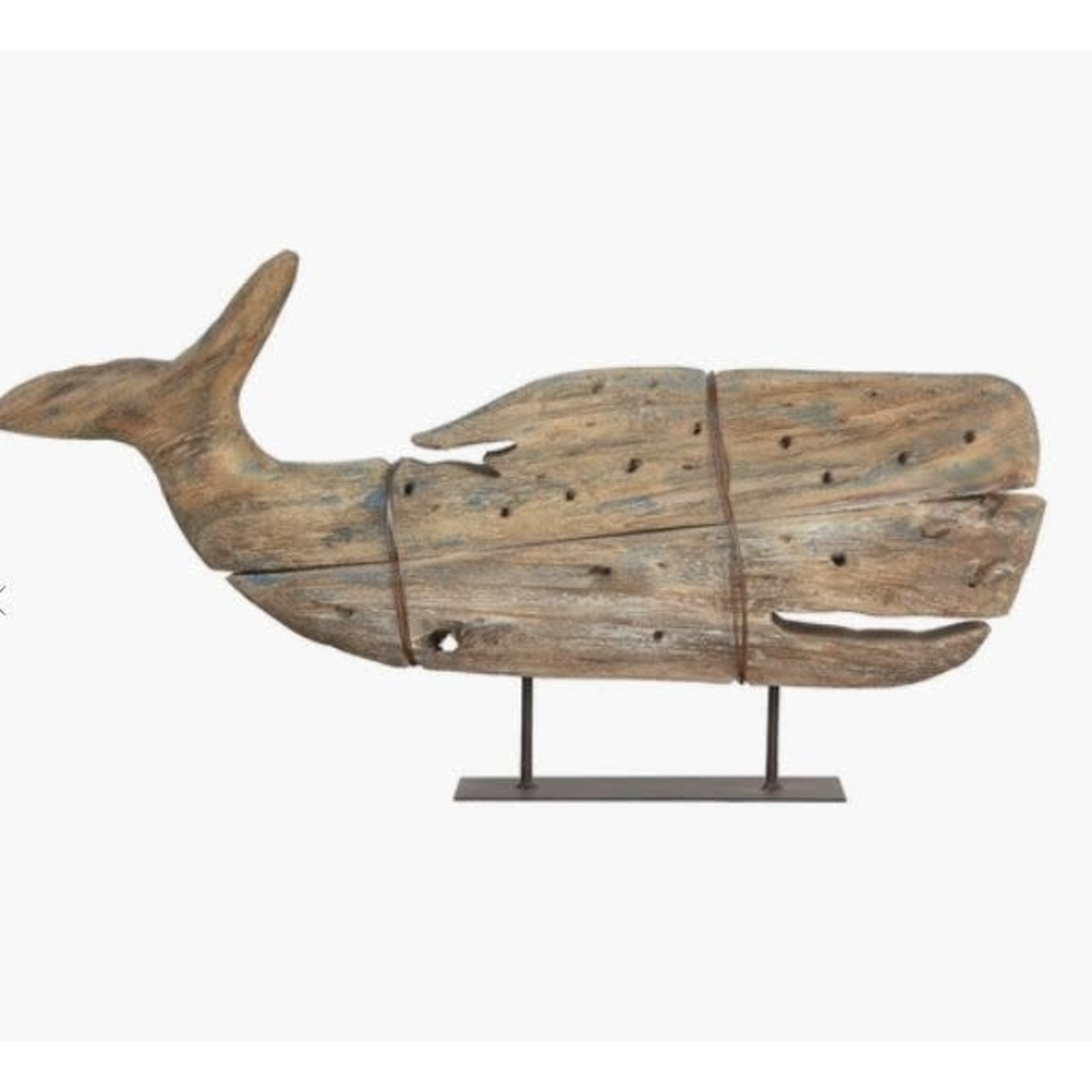 Hom Art Wooden Whale Figurine