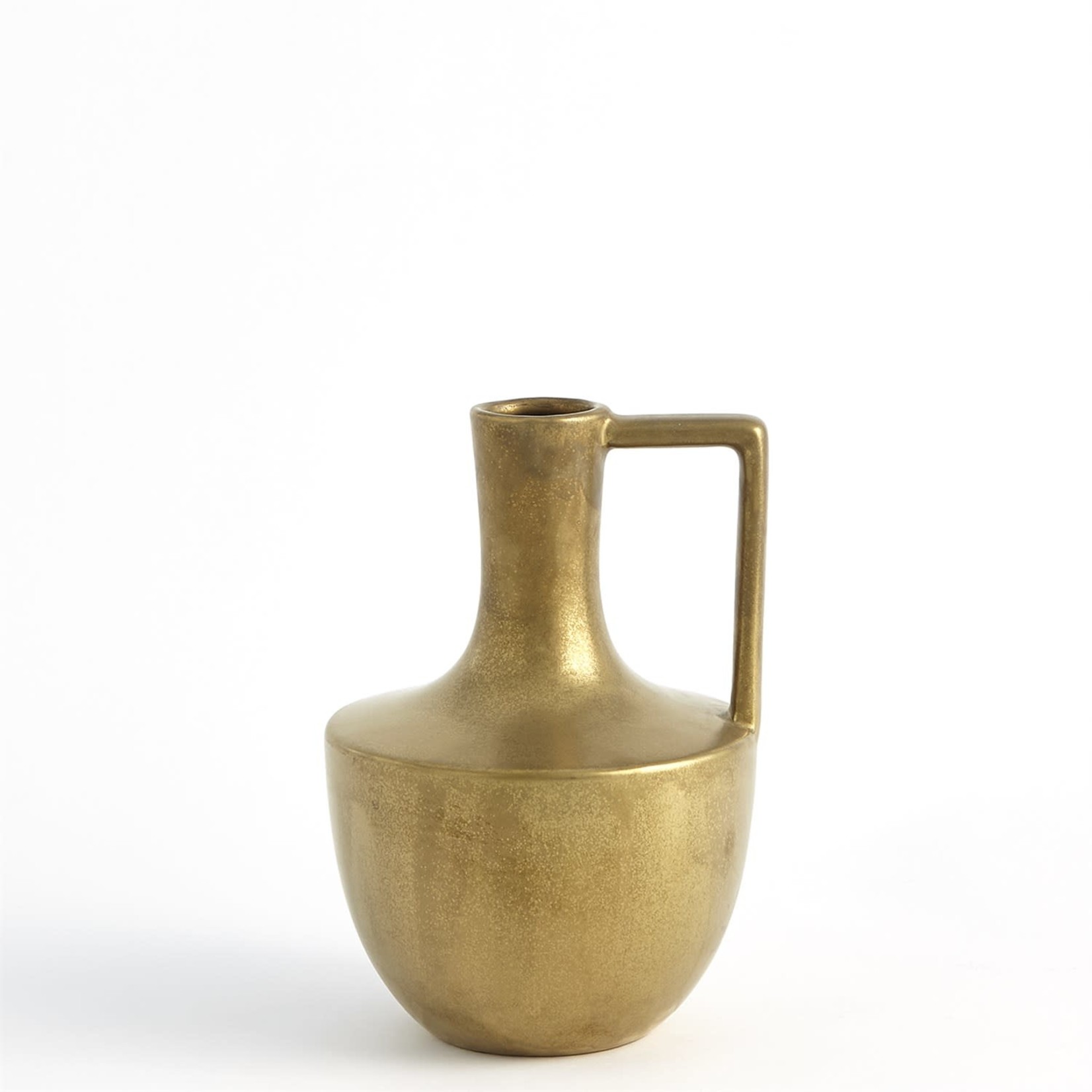 Mickler & Co. Gold Handle Vase