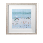 Mickler & Co. Seaglass Abstract Beach Scene