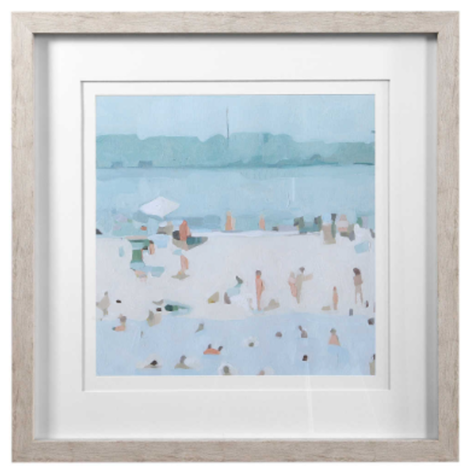 Mickler & Co. Seaglass Abstract Beach Scene