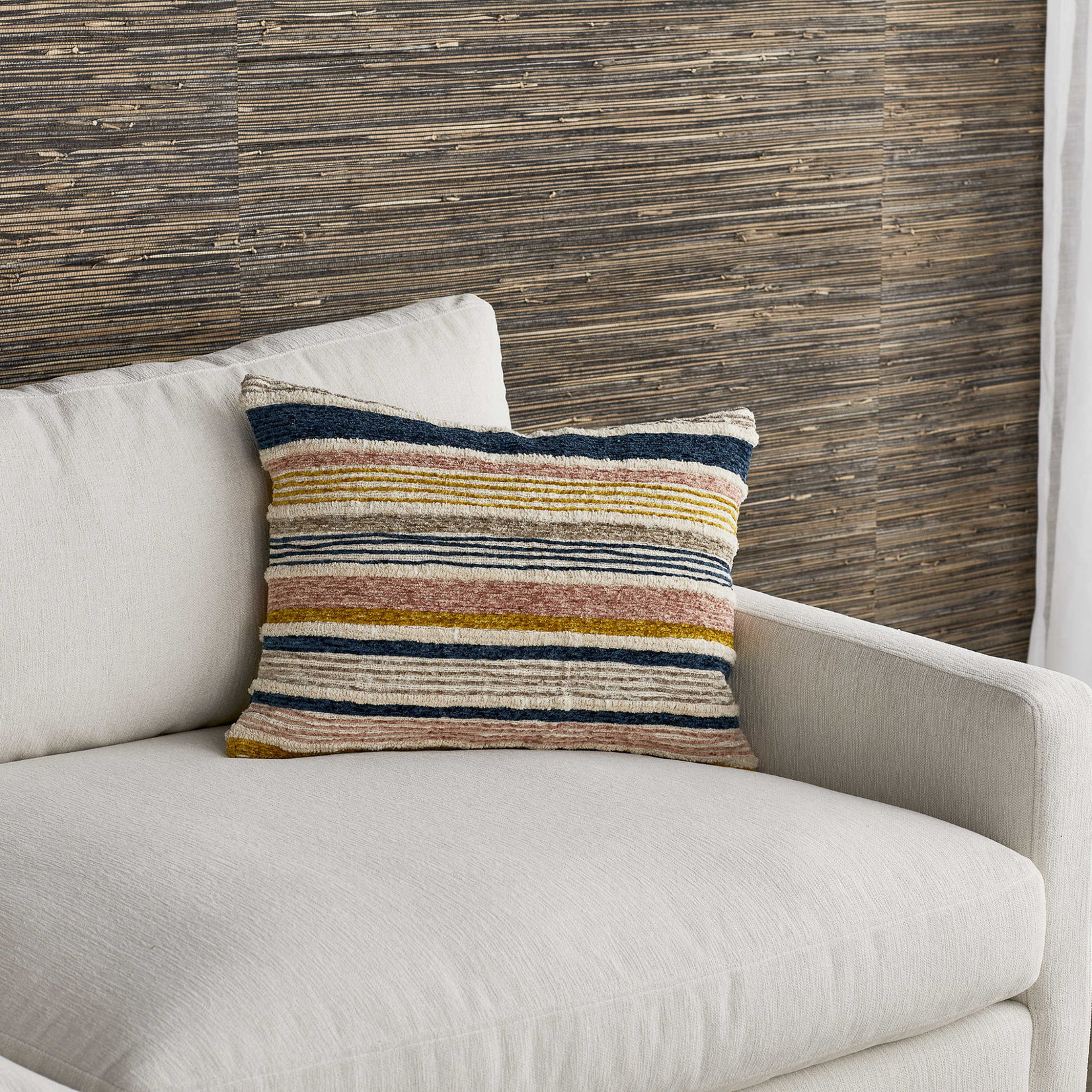Mickler & Co. Savannah Striped Pillow