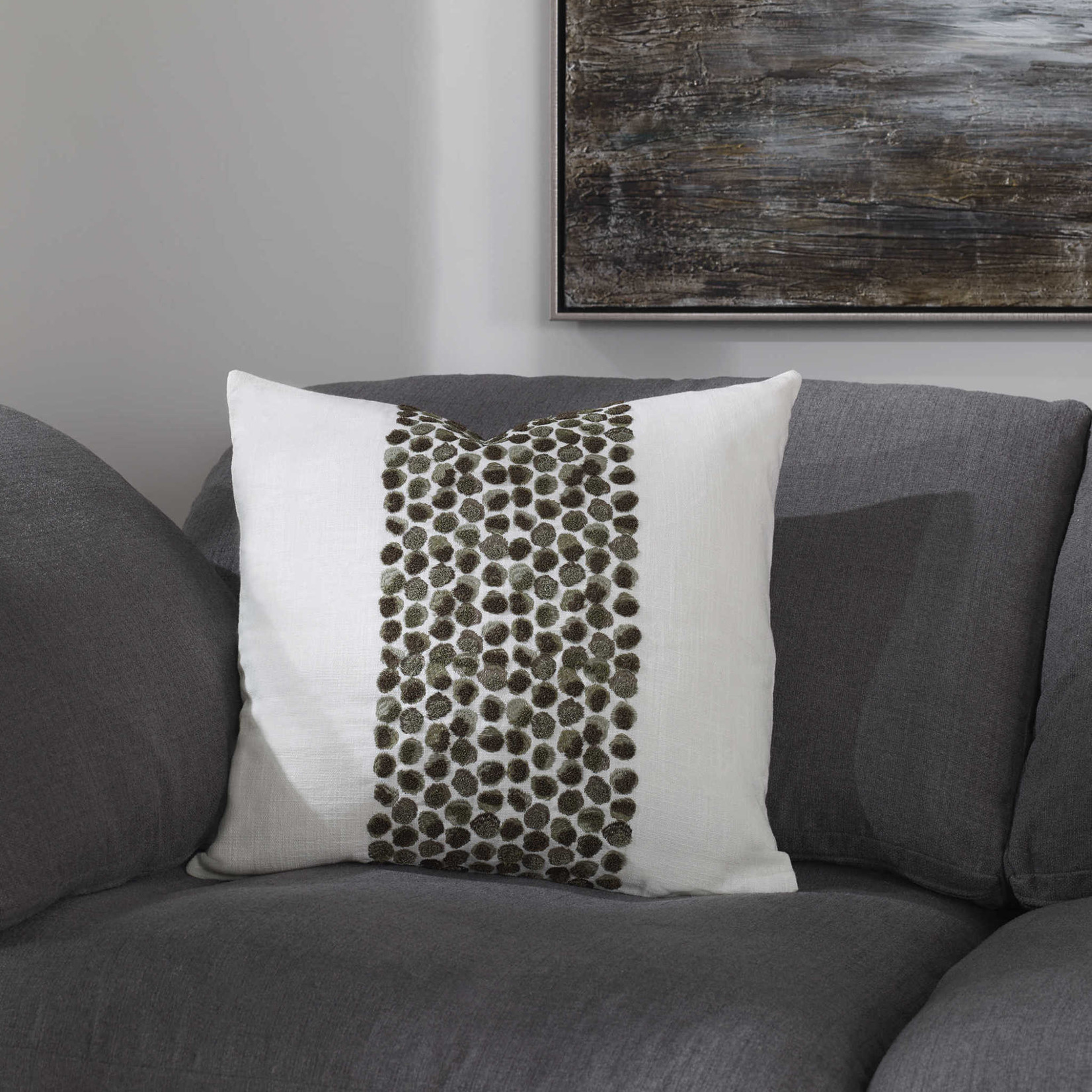Mickler & Co. Lily Pad Throw Pillow