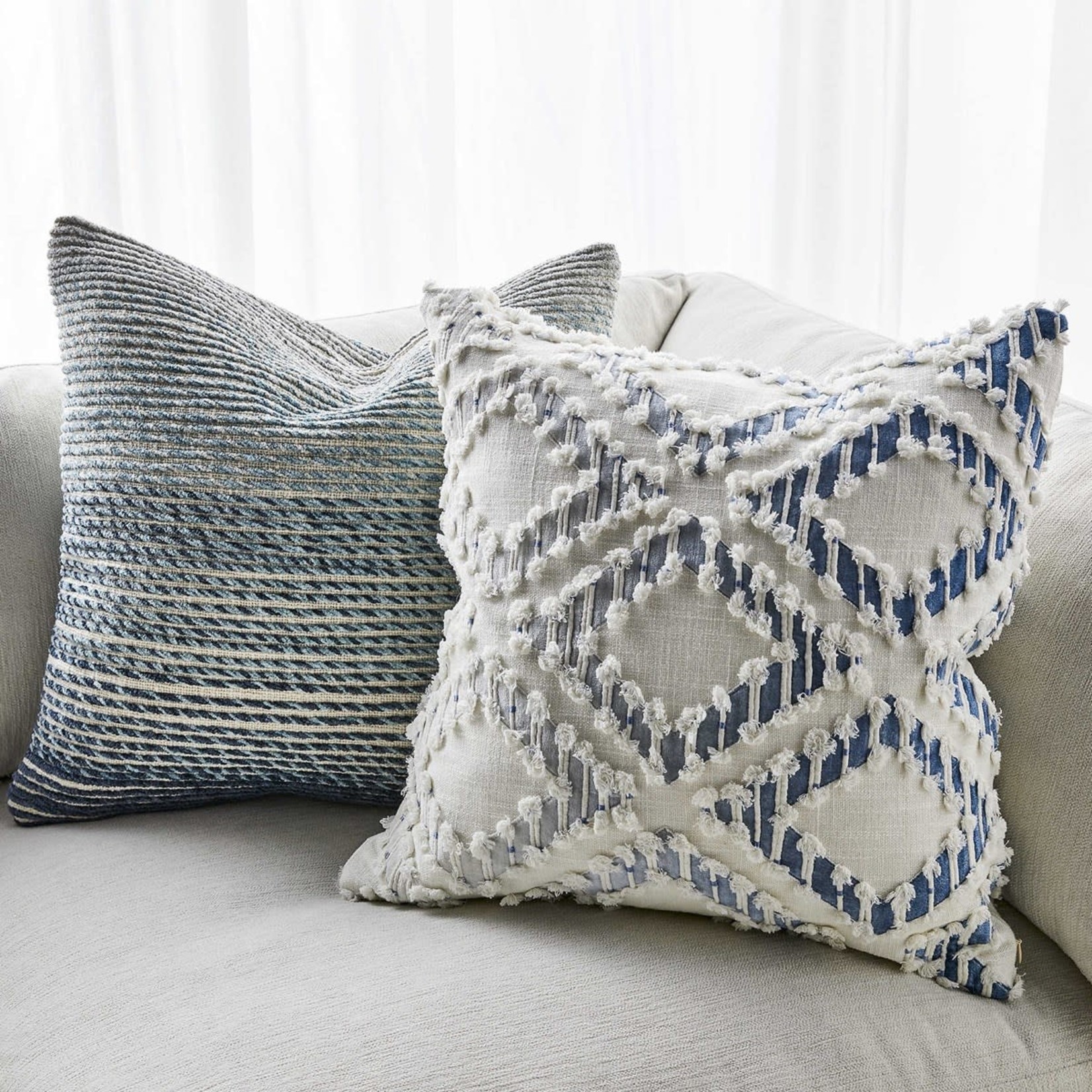 Mickler & Co. Ombre Blue Throw Pillow