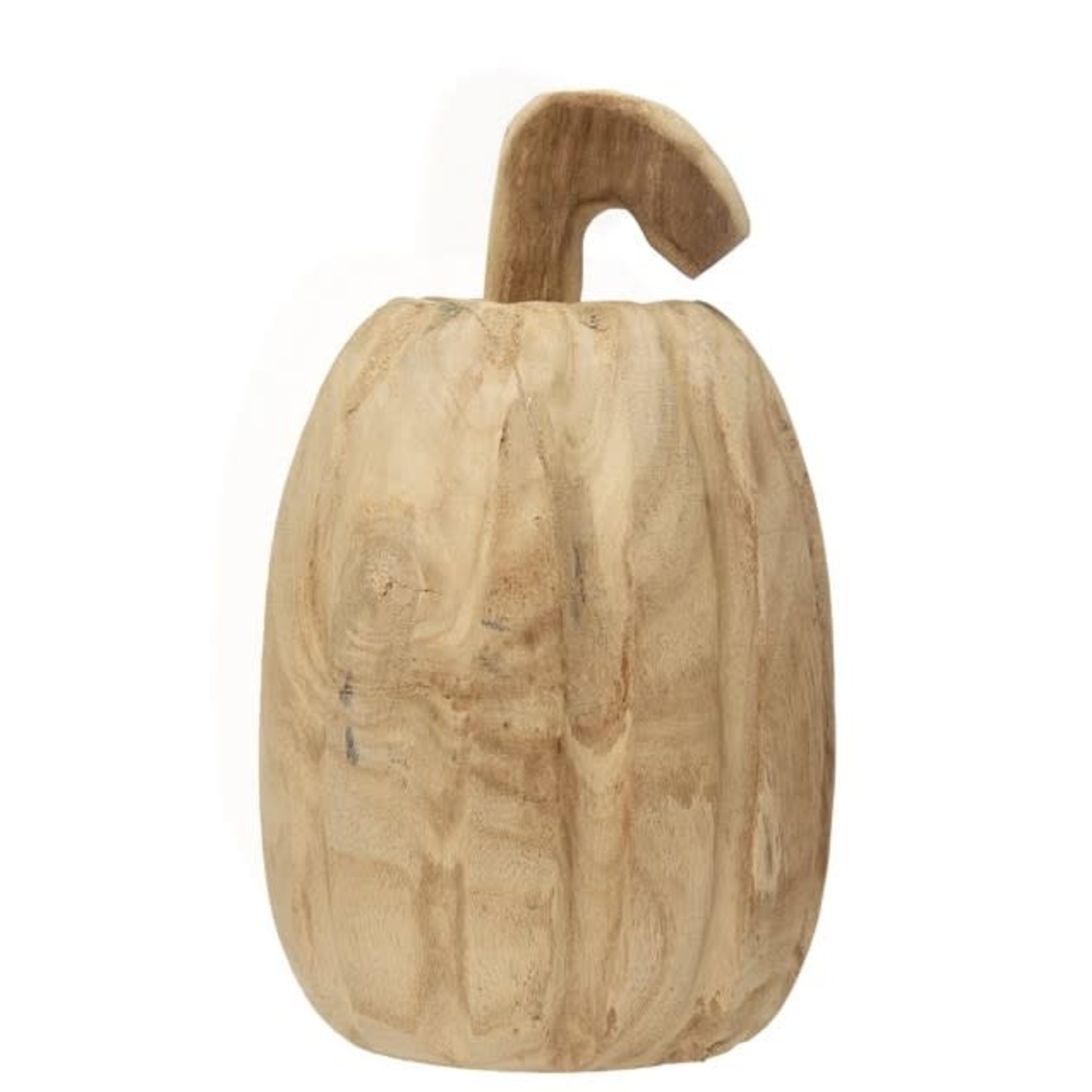 Mickler & Co. Hand-Carved Wood Pumpkin