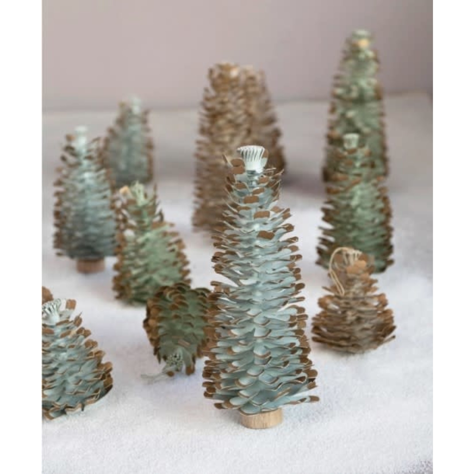 Creative Co-op Recycled Paper Pinecone Tree
