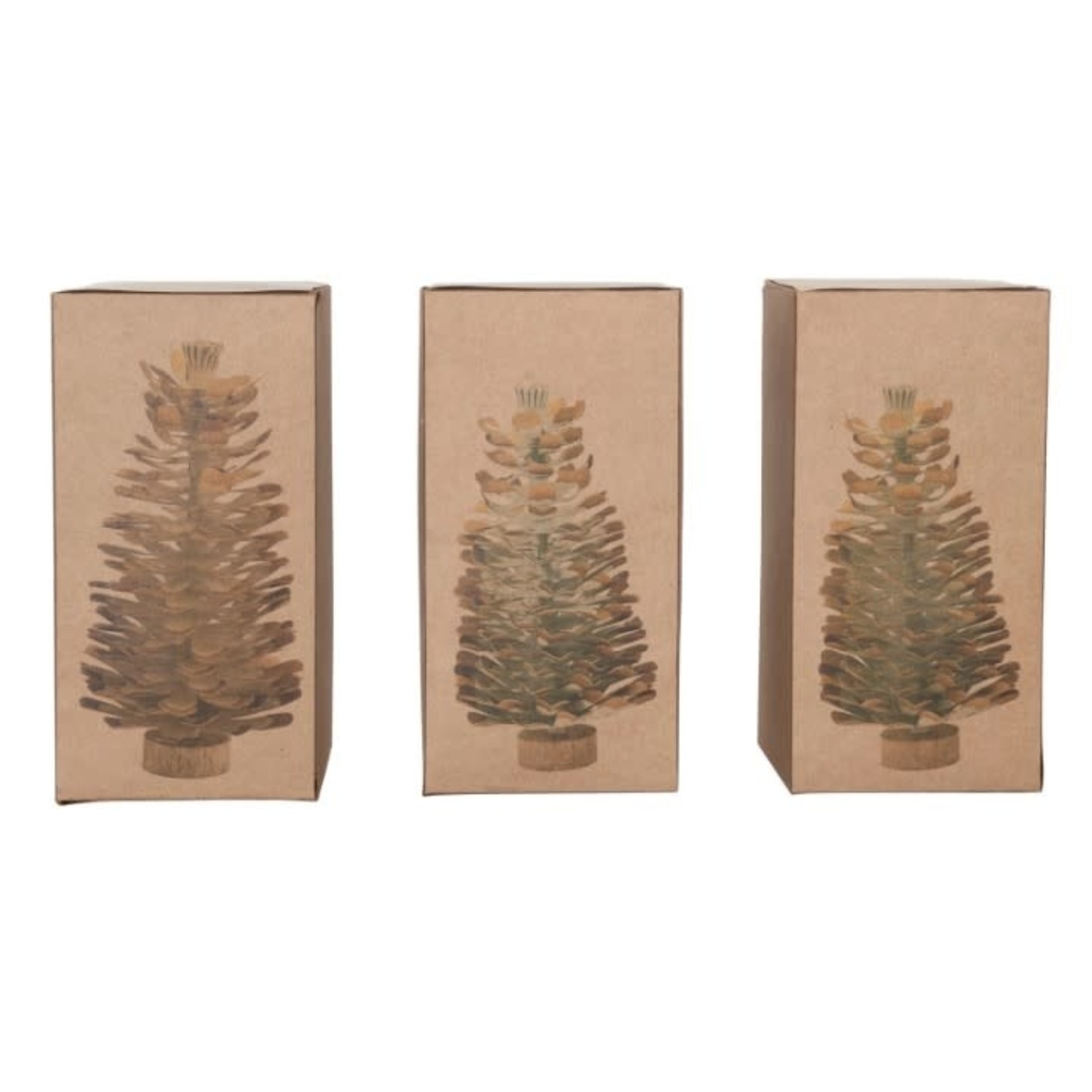Creative Co-op Recycled Paper Pinecone Tree