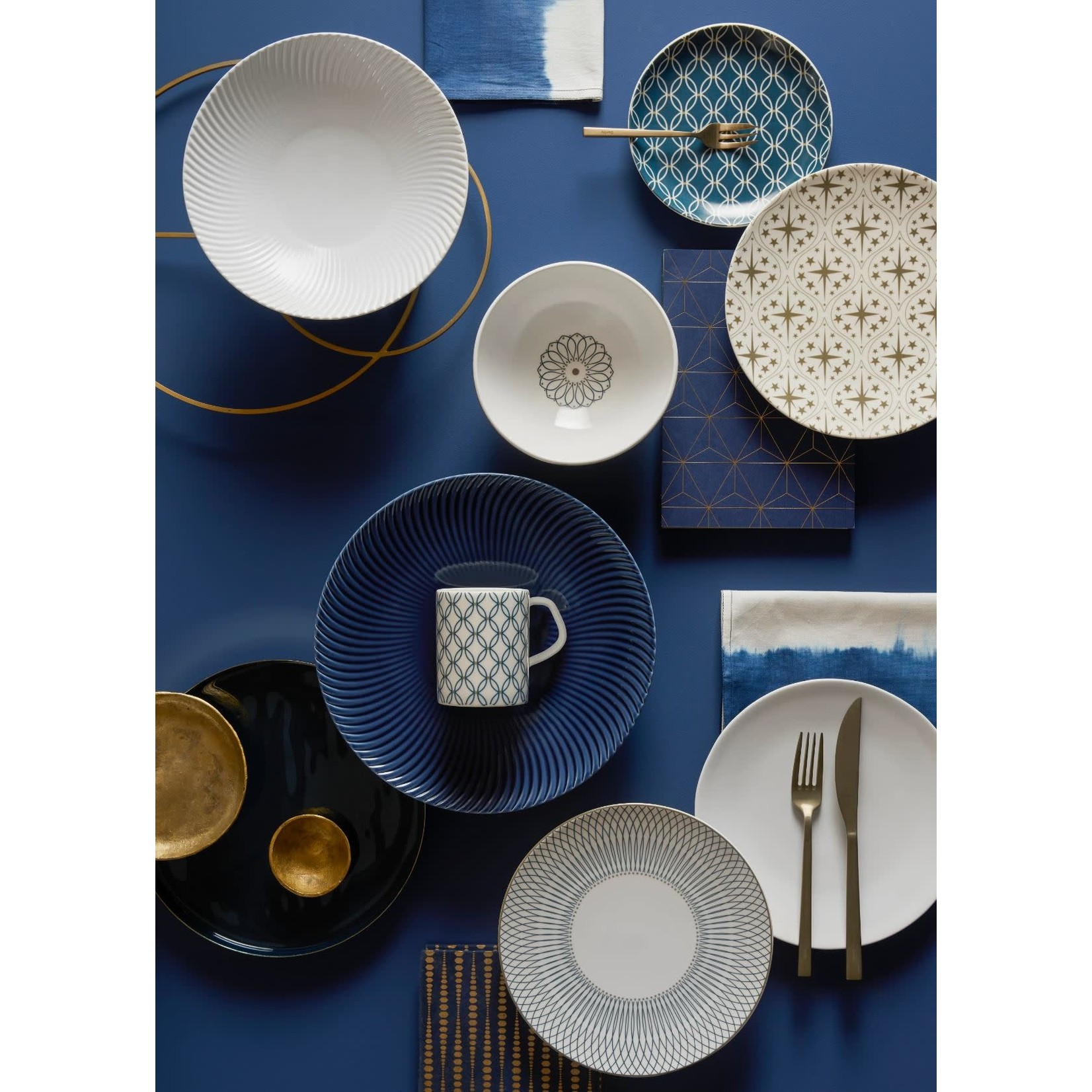 Mickler & Co. Arctic Blue Dinner Plate