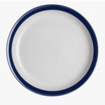 Navy Rimmed Dinner Plate