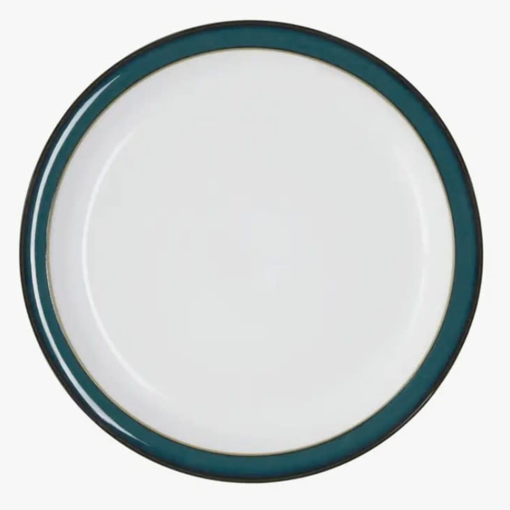 Mickler & Co. Turquoise Rimmed Dinner Plate