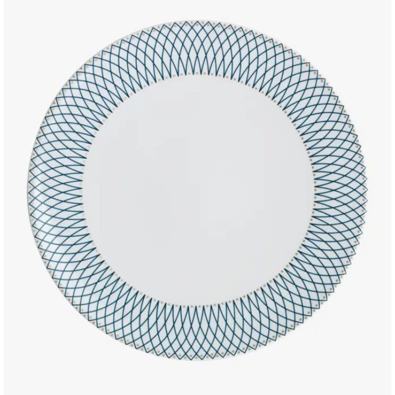 Mickler & Co. Deco Blue Dinner Plate