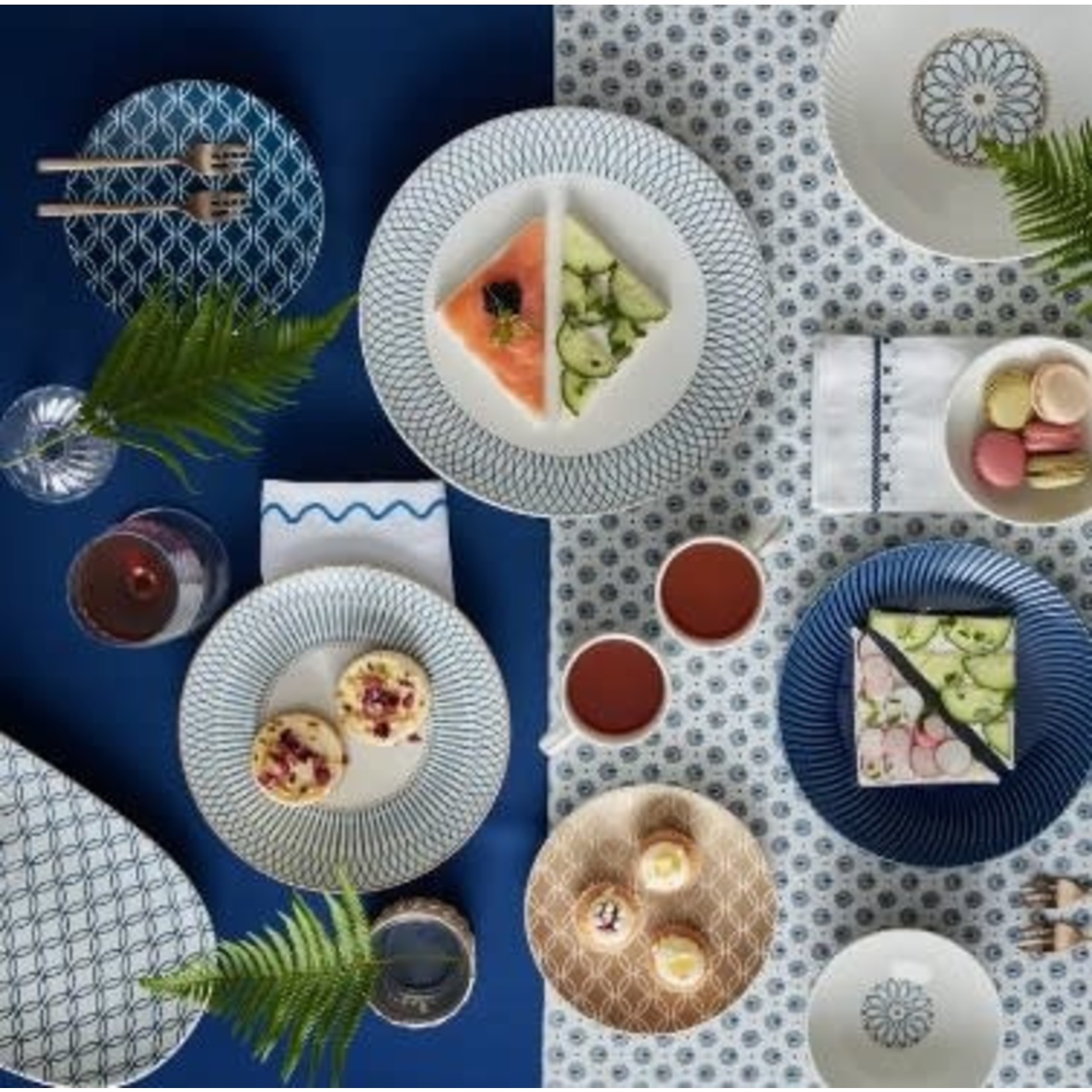Deco Blue Dinner Plate