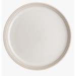 Natural Textured White Dinner Plate