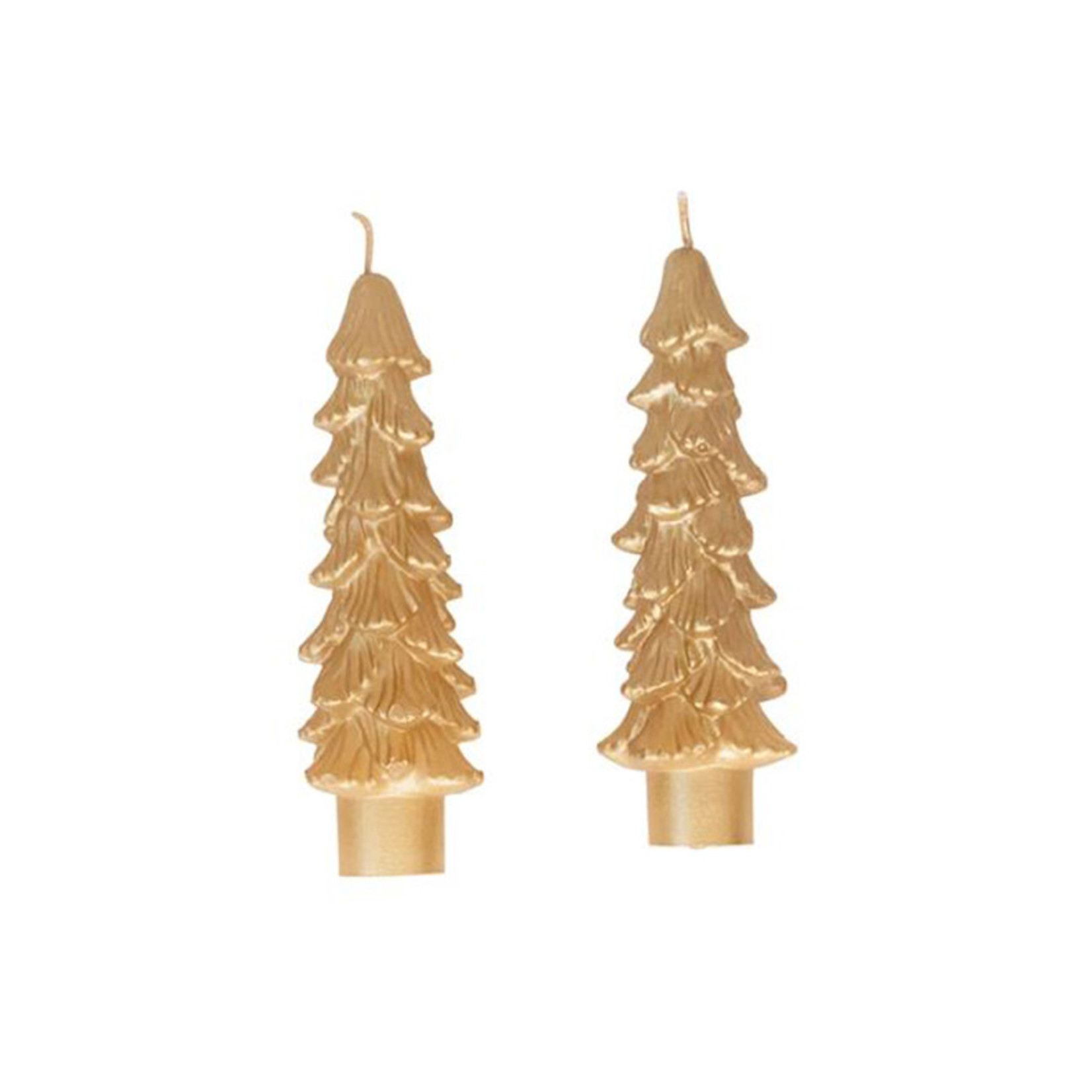 Mickler & Co. Tree Shaped Taper Candle- Set of 2