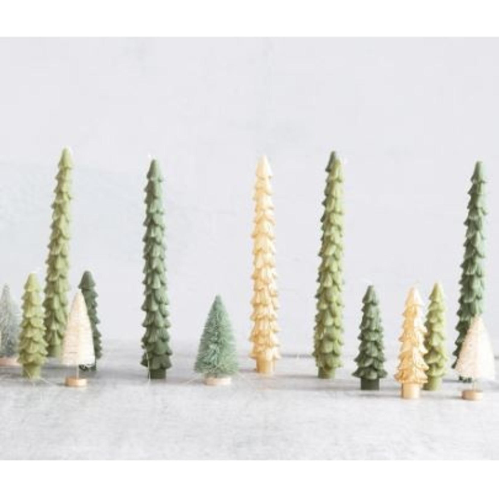 Creative Co-op Tree Shaped Taper Candle