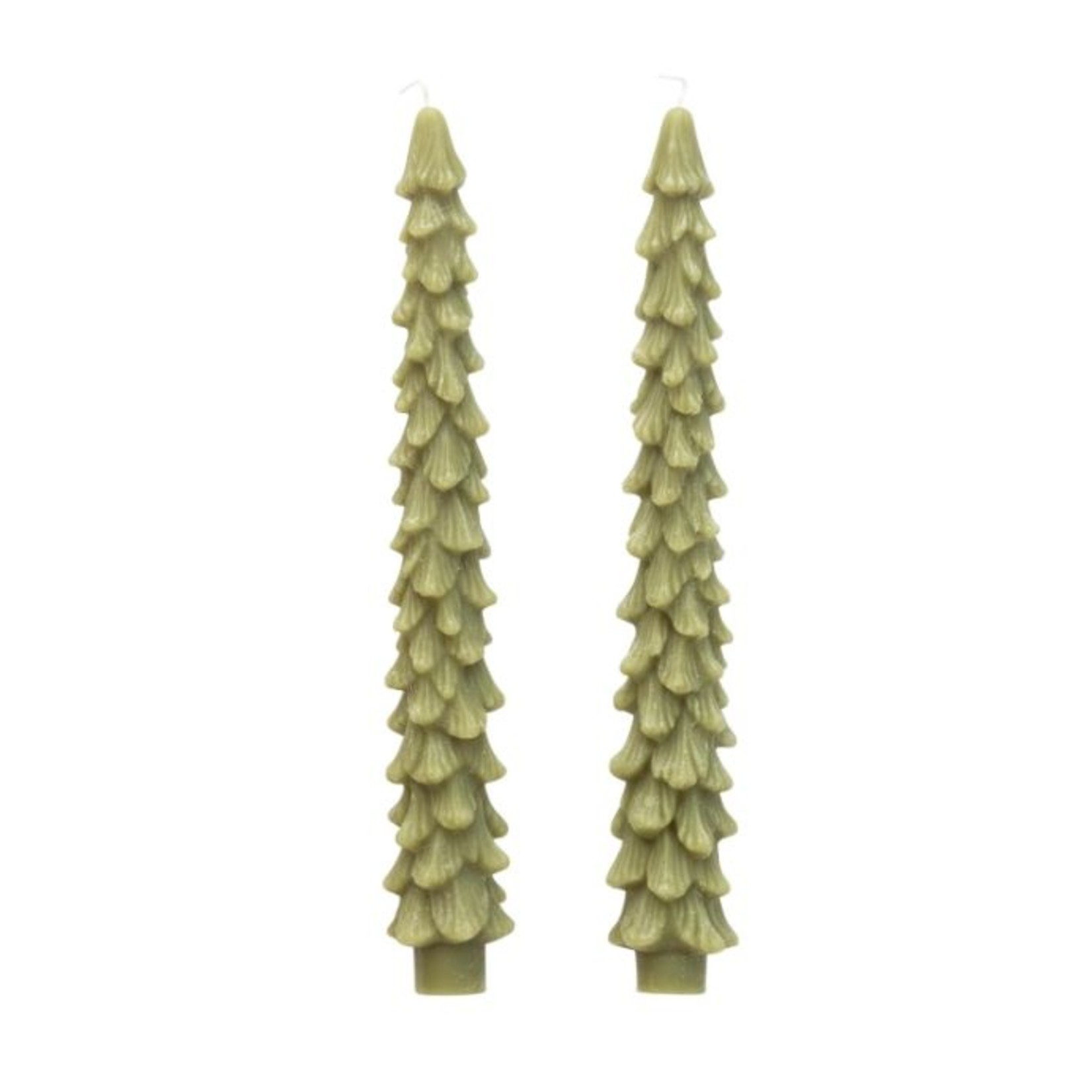Creative Co-op Tree Shaped Taper Candle
