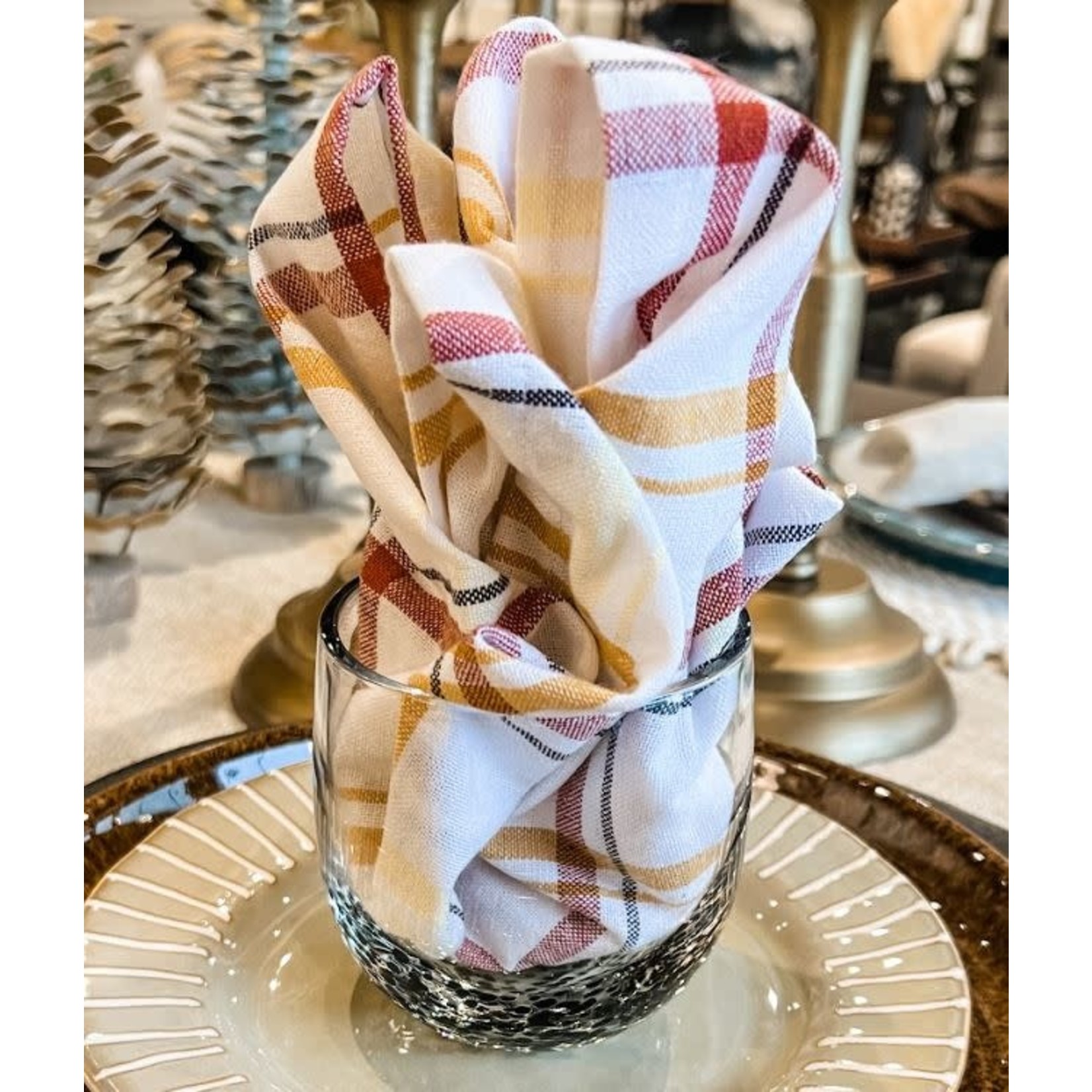 Mickler & Co. Plaid Holiday Cloth Napkin - Set of 4